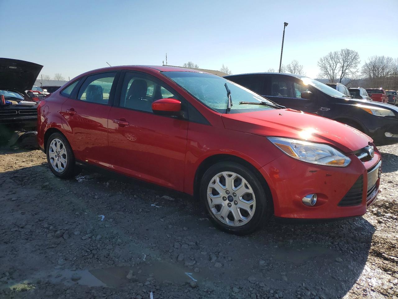 2012 Ford Focus Se Red vin: 1FAHP3F23CL380906