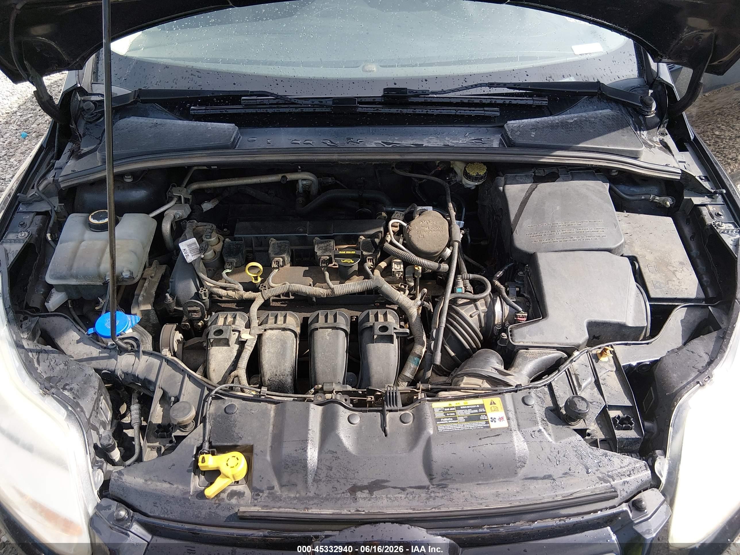 2012 Ford Focus Se Black vin: 1FAHP3F23CL443809