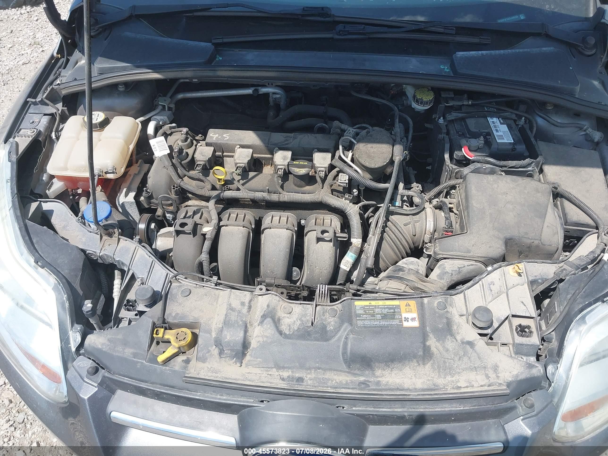 2012 Ford Focus Se Gray vin: 1FAHP3F23CL446256