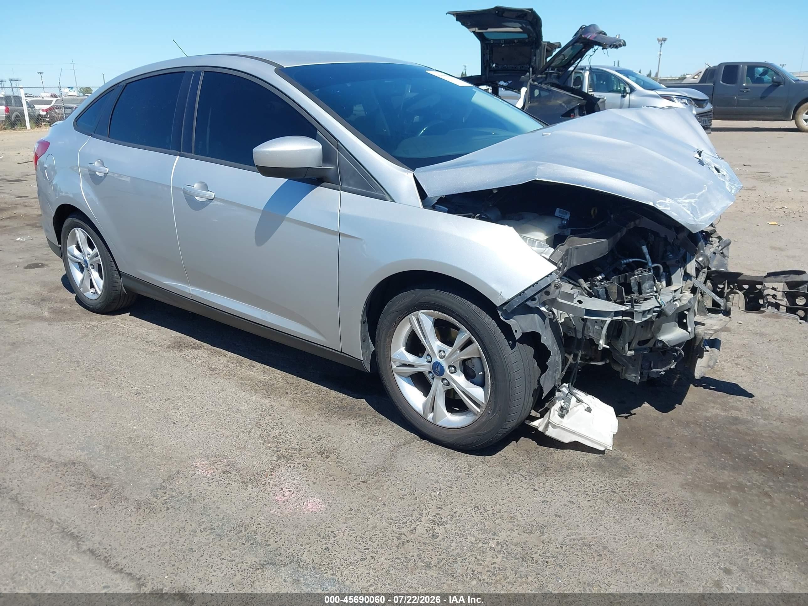 2012 Ford Focus Se Серебряный vin: 1FAHP3F23CL452848