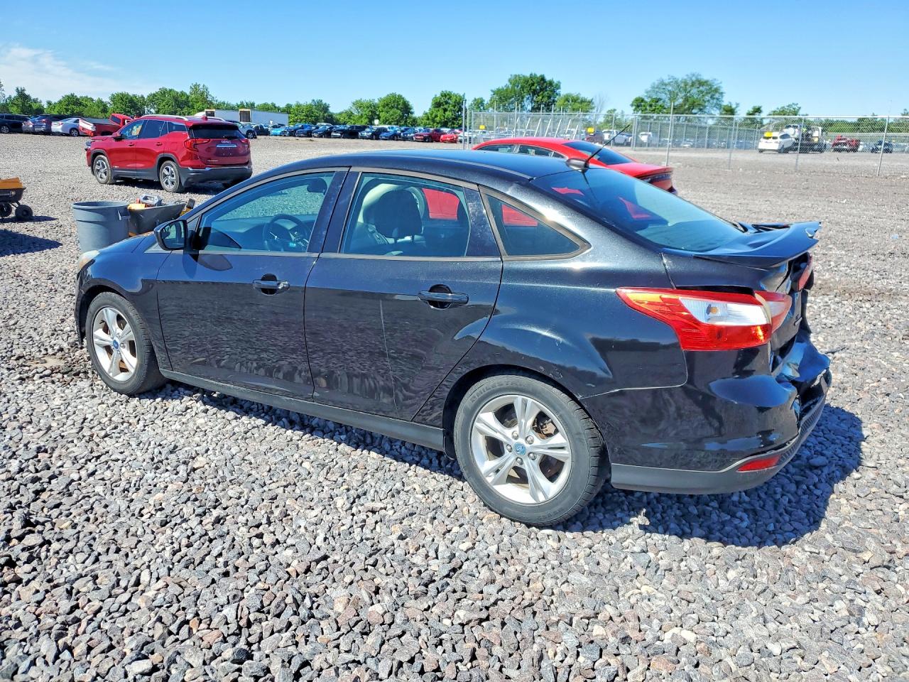 2012 Ford Focus Se Black vin: 1FAHP3F23CL457208