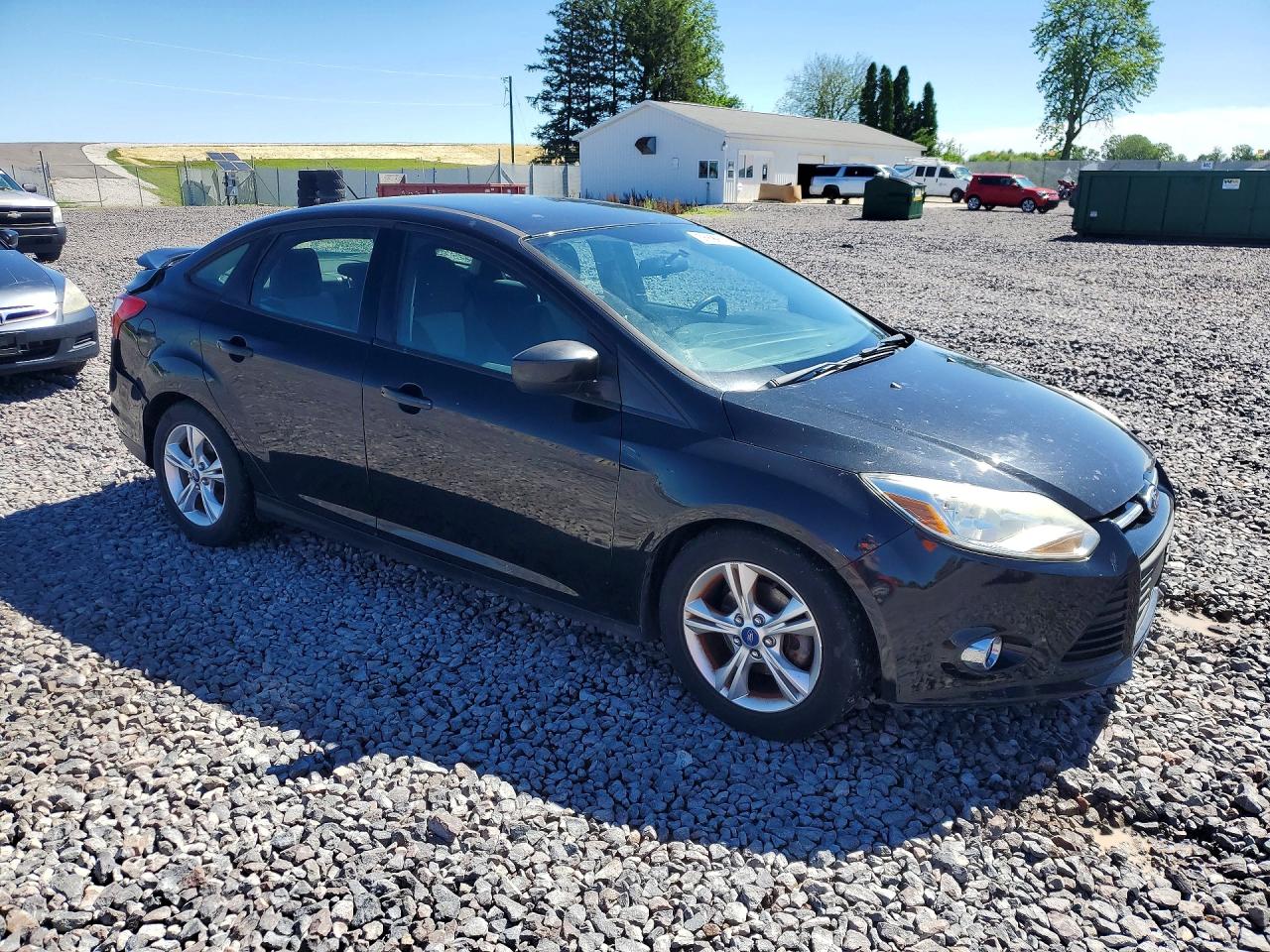 2012 Ford Focus Se Black vin: 1FAHP3F23CL457208