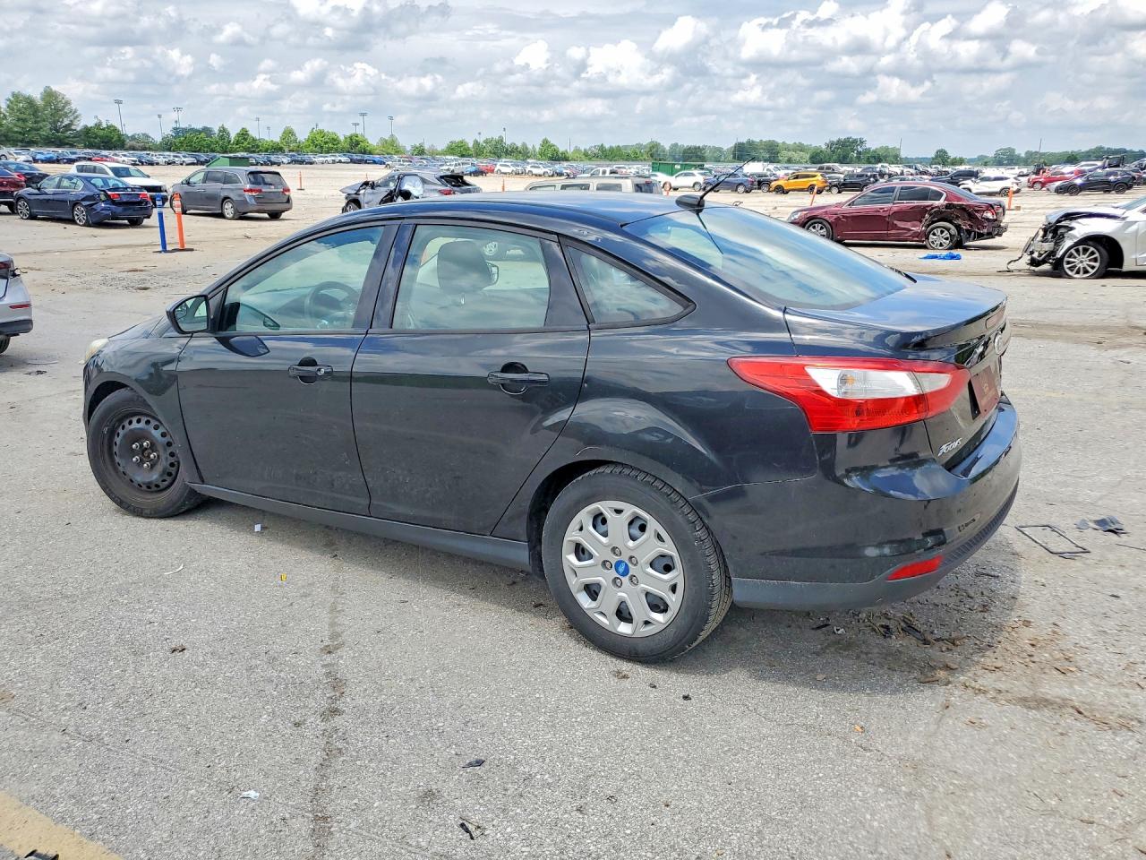 2012 Ford Focus Se Black vin: 1FAHP3F24CL127870
