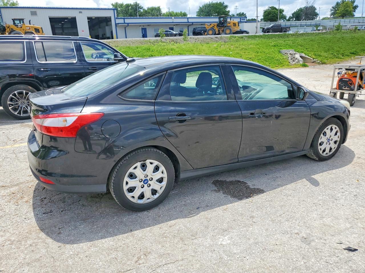 2012 Ford Focus Se Black vin: 1FAHP3F24CL127870