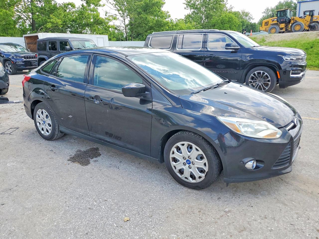 2012 Ford Focus Se Black vin: 1FAHP3F24CL127870