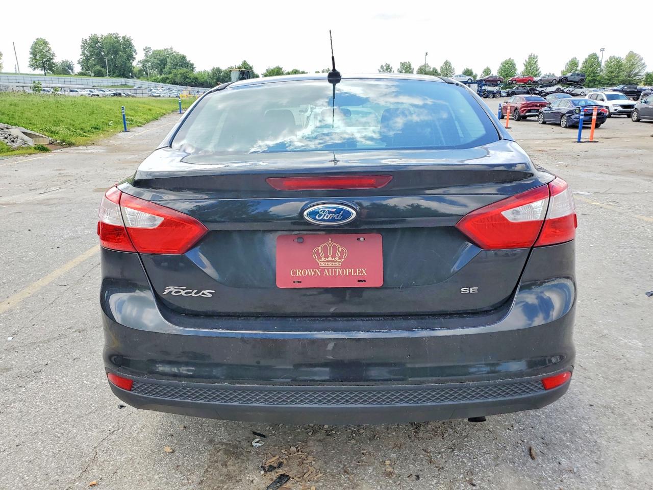 2012 Ford Focus Se Black vin: 1FAHP3F24CL127870