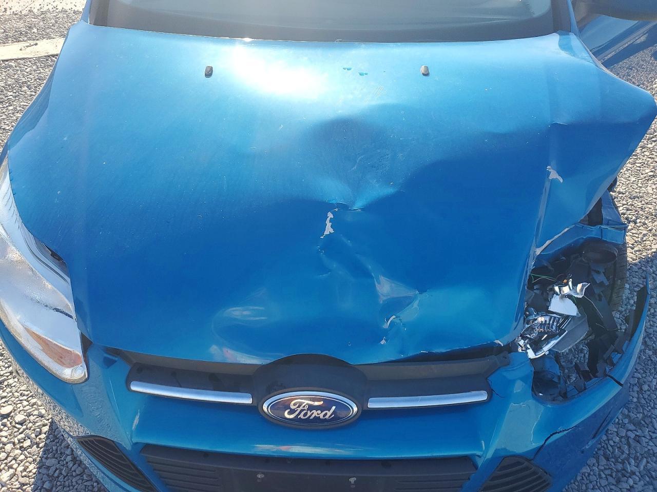 2012 Ford Focus Se Blue vin: 1FAHP3F24CL139081