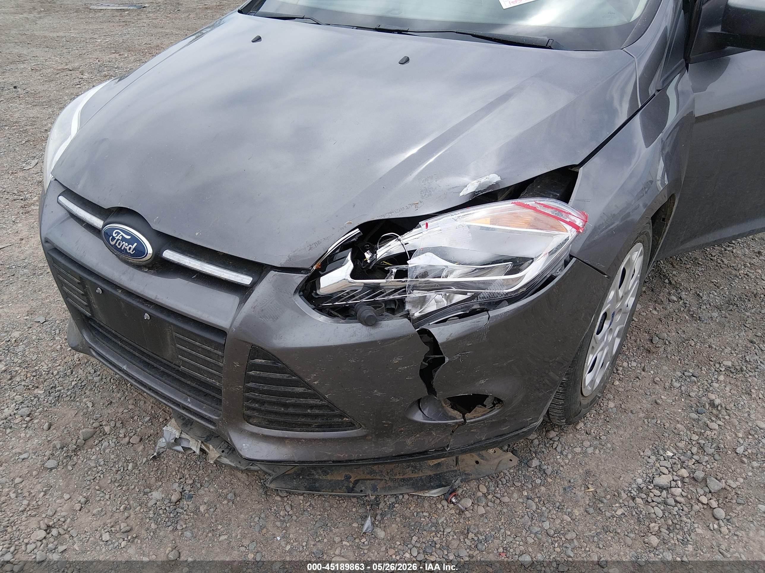 2012 Ford Focus Se Gray vin: 1FAHP3F24CL155782