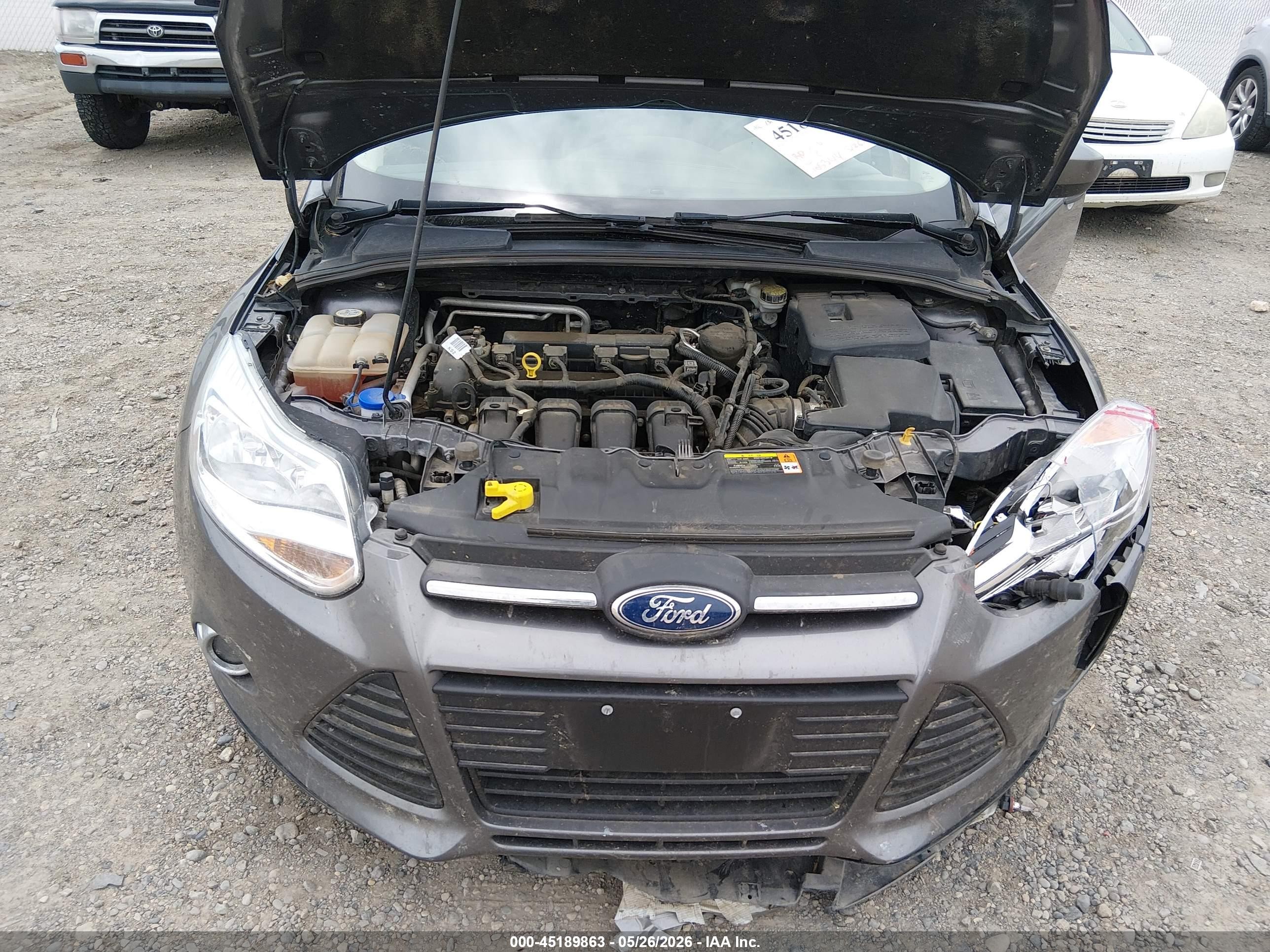2012 Ford Focus Se Gray vin: 1FAHP3F24CL155782