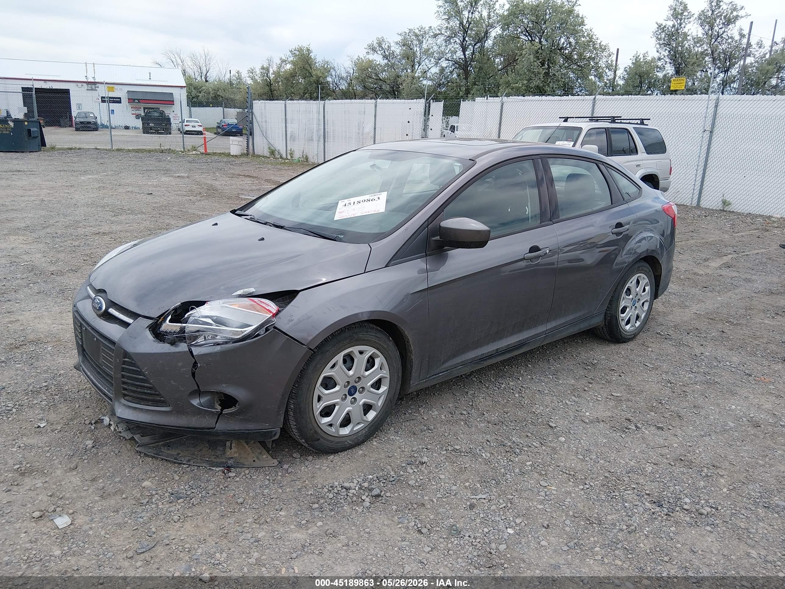 2012 Ford Focus Se Gray vin: 1FAHP3F24CL155782