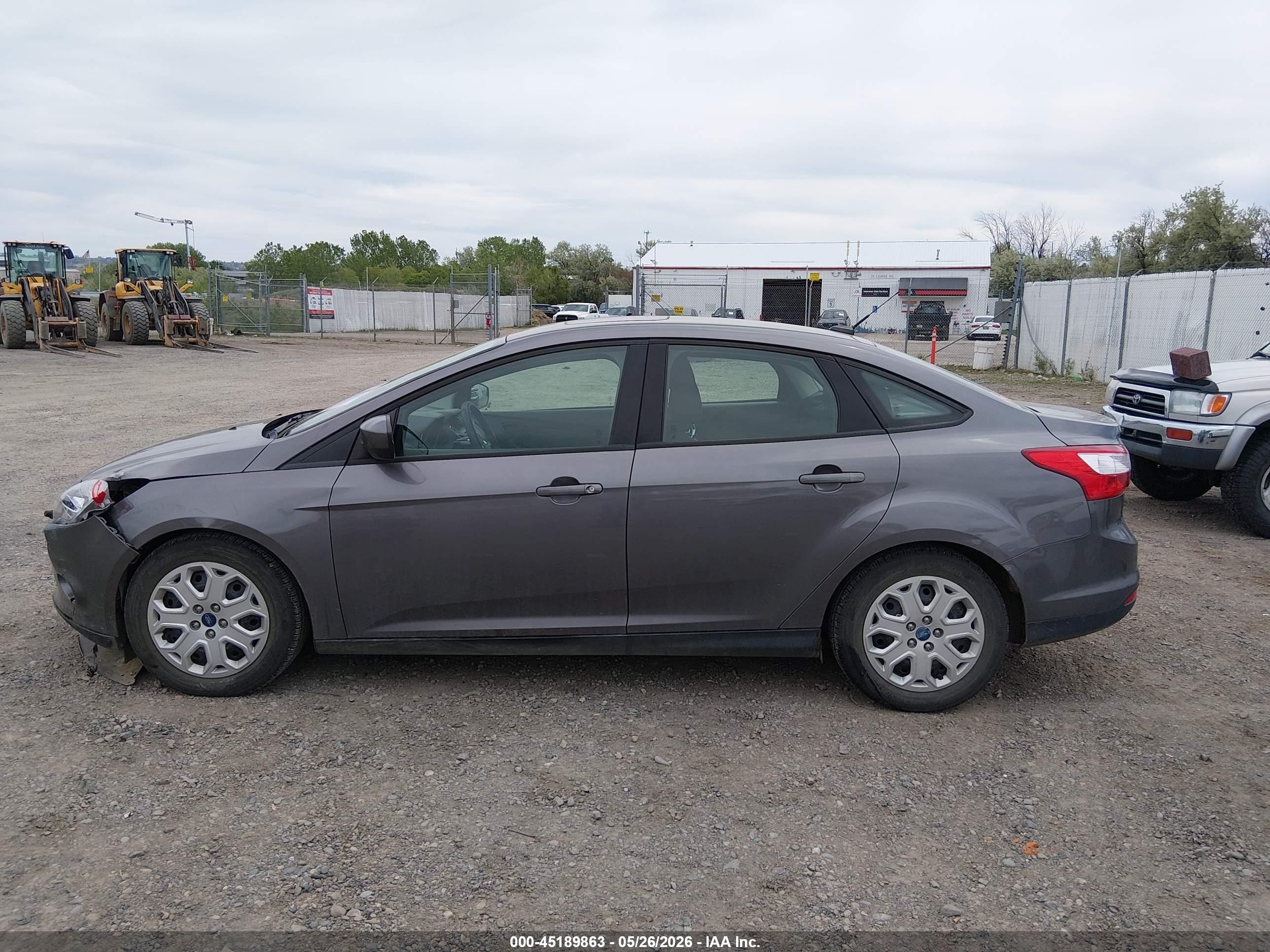 2012 Ford Focus Se Gray vin: 1FAHP3F24CL155782