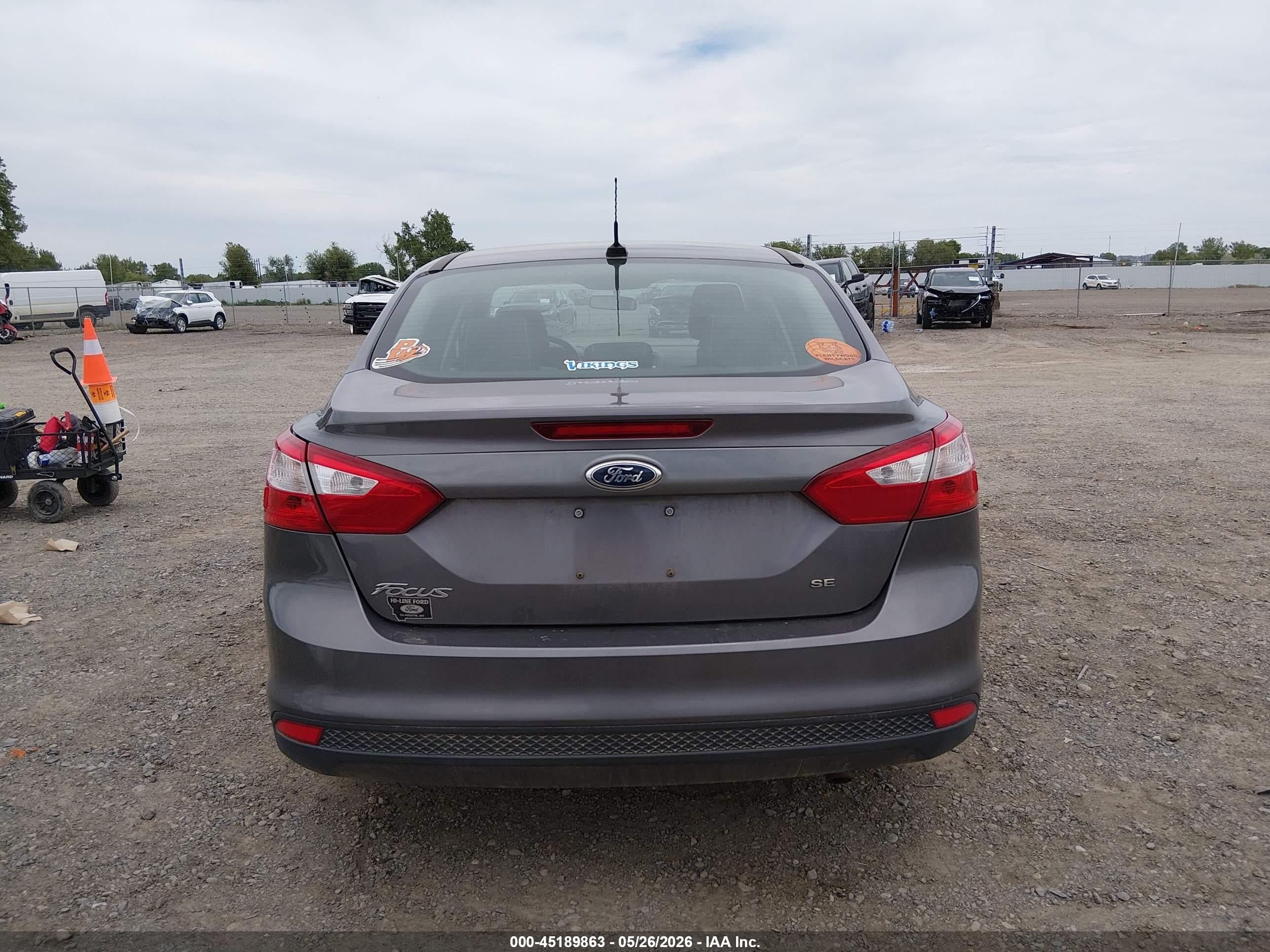 2012 Ford Focus Se Gray vin: 1FAHP3F24CL155782