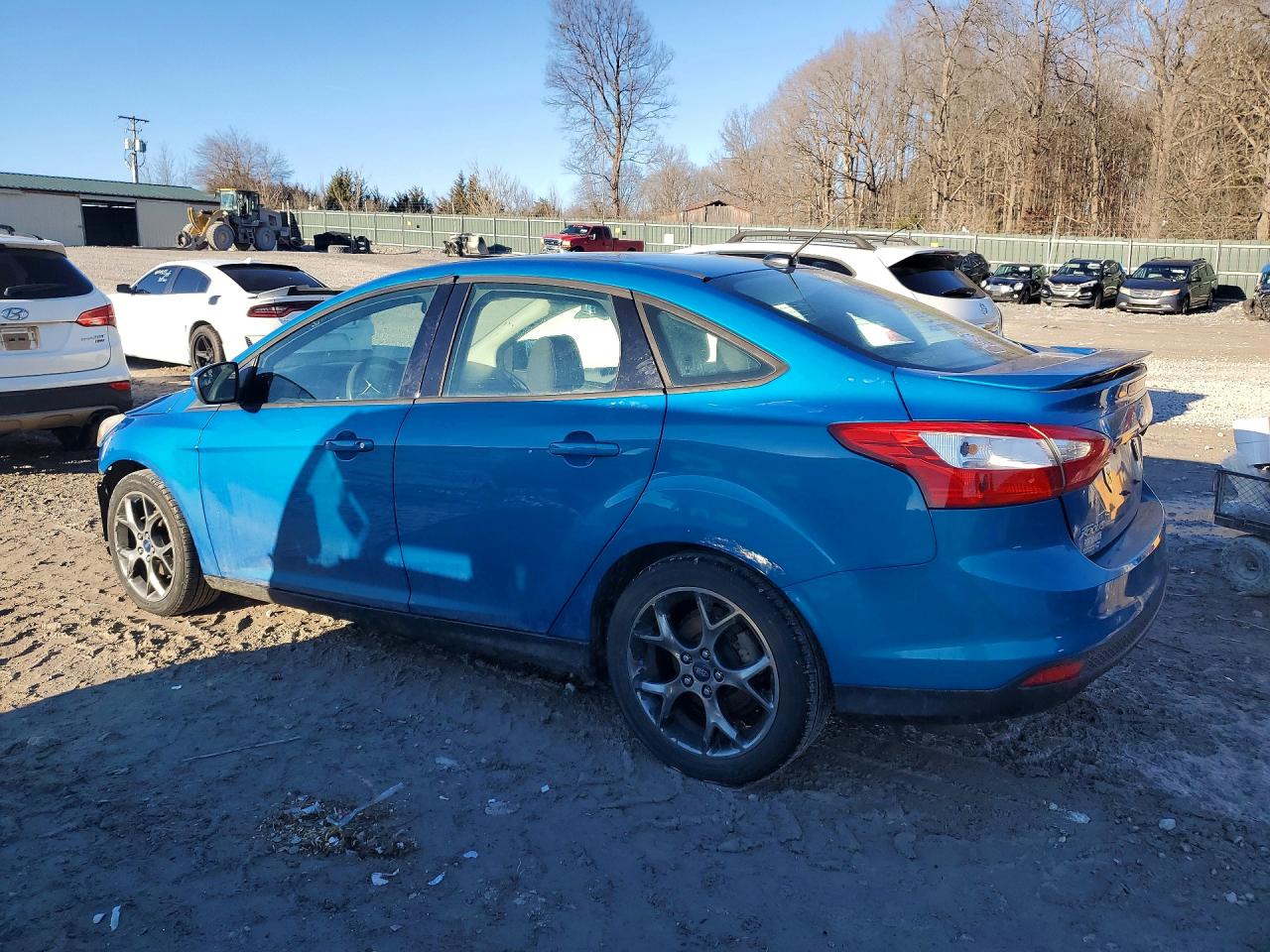 2012 Ford Focus Se Blue vin: 1FAHP3F24CL160920