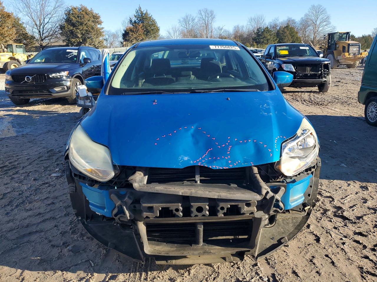 2012 Ford Focus Se Blue vin: 1FAHP3F24CL160920