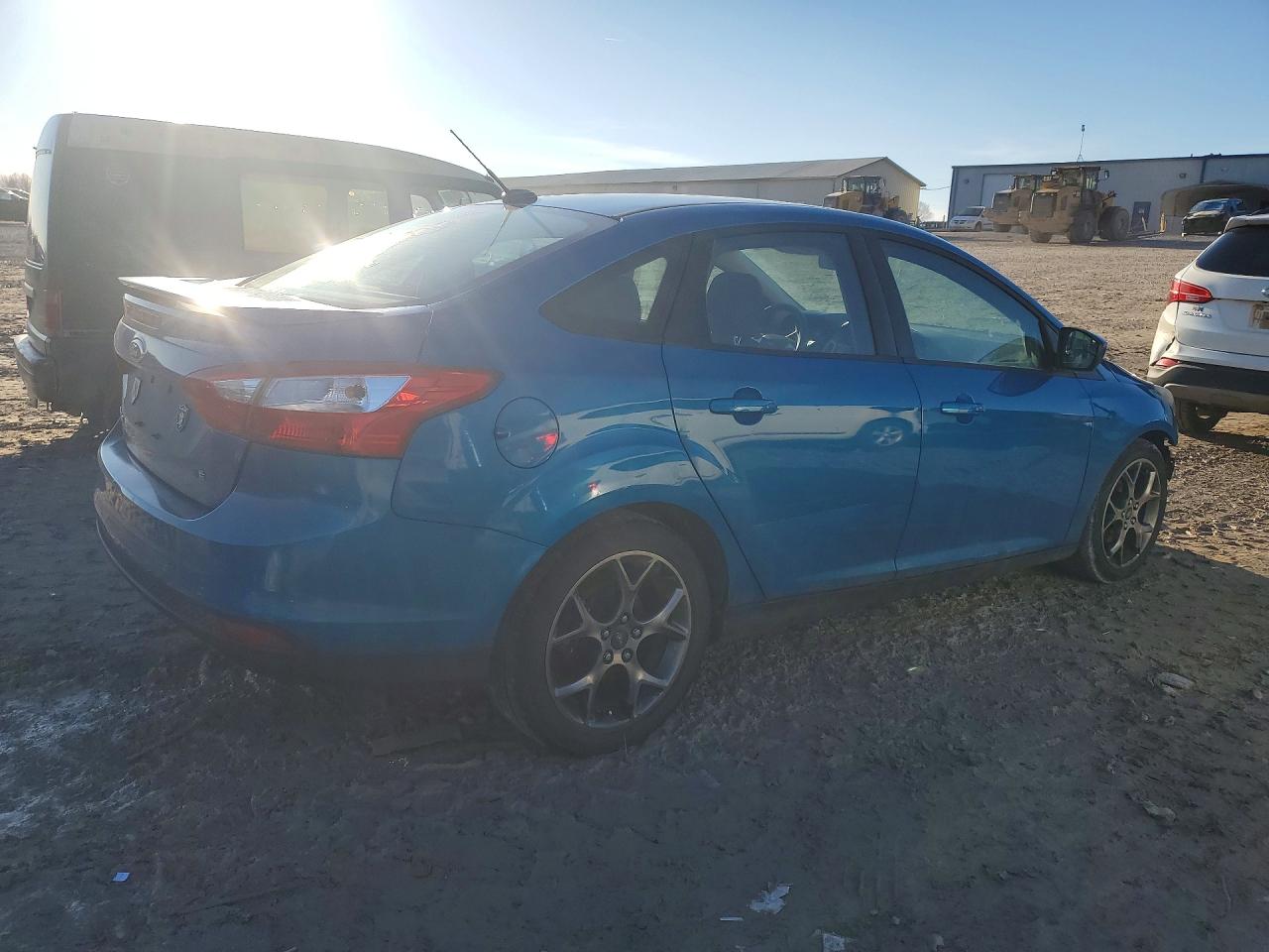 2012 Ford Focus Se Blue vin: 1FAHP3F24CL160920