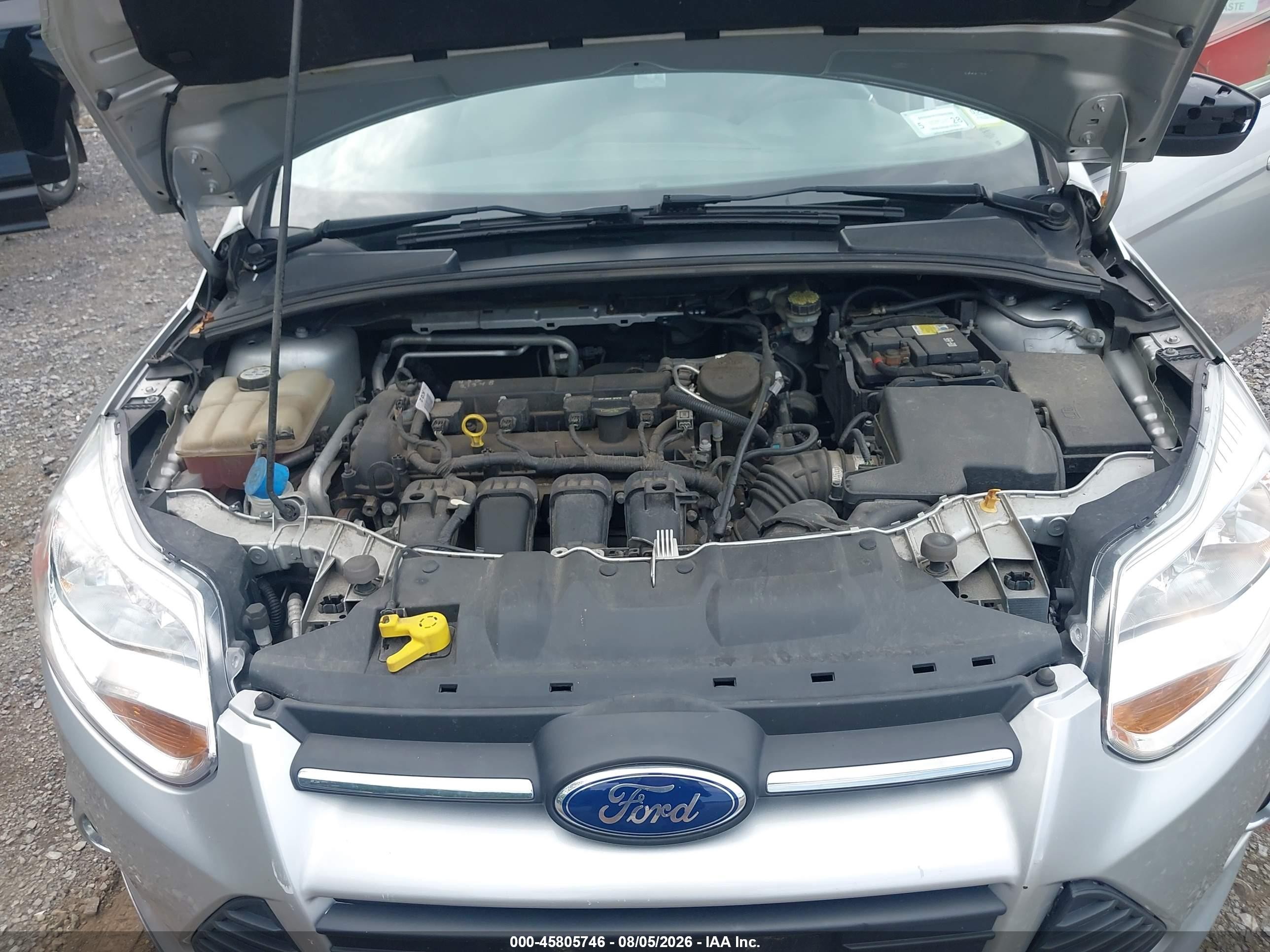 2012 Ford Focus Se Silver vin: 1FAHP3F24CL177989