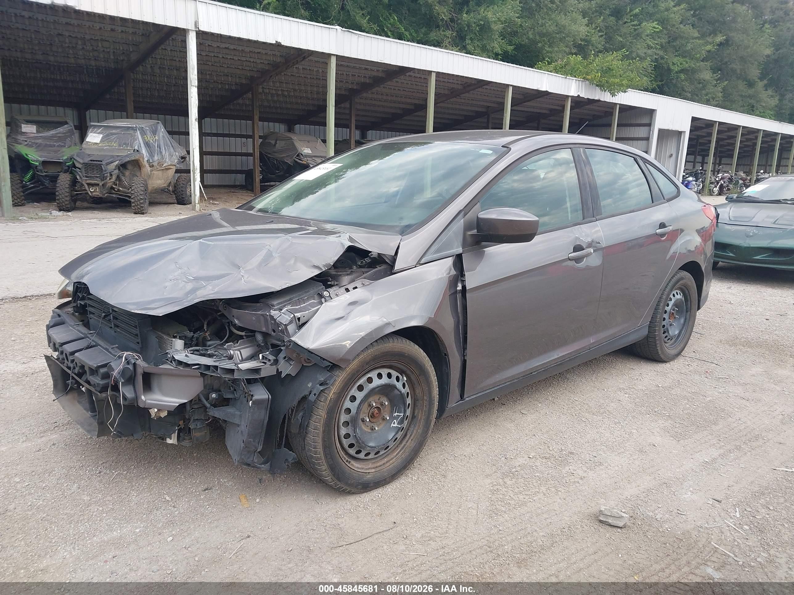 2012 Ford Focus Se Gray vin: 1FAHP3F24CL179659
