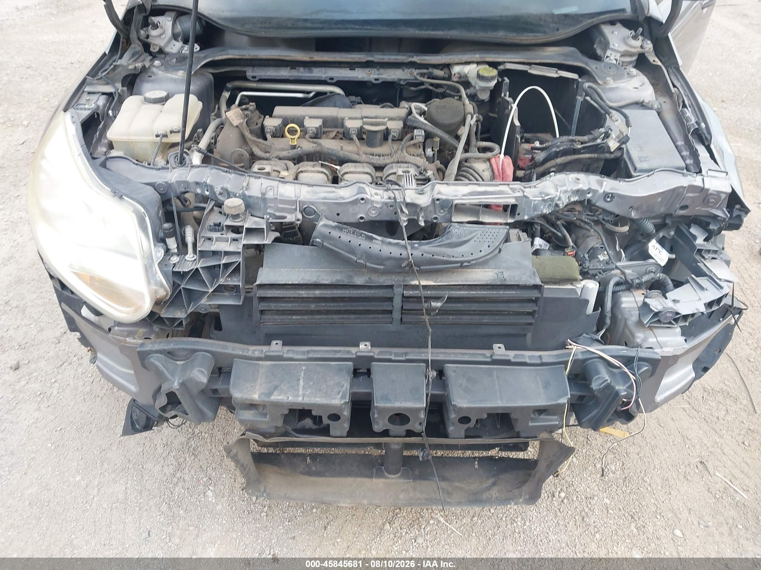 2012 Ford Focus Se Gray vin: 1FAHP3F24CL179659