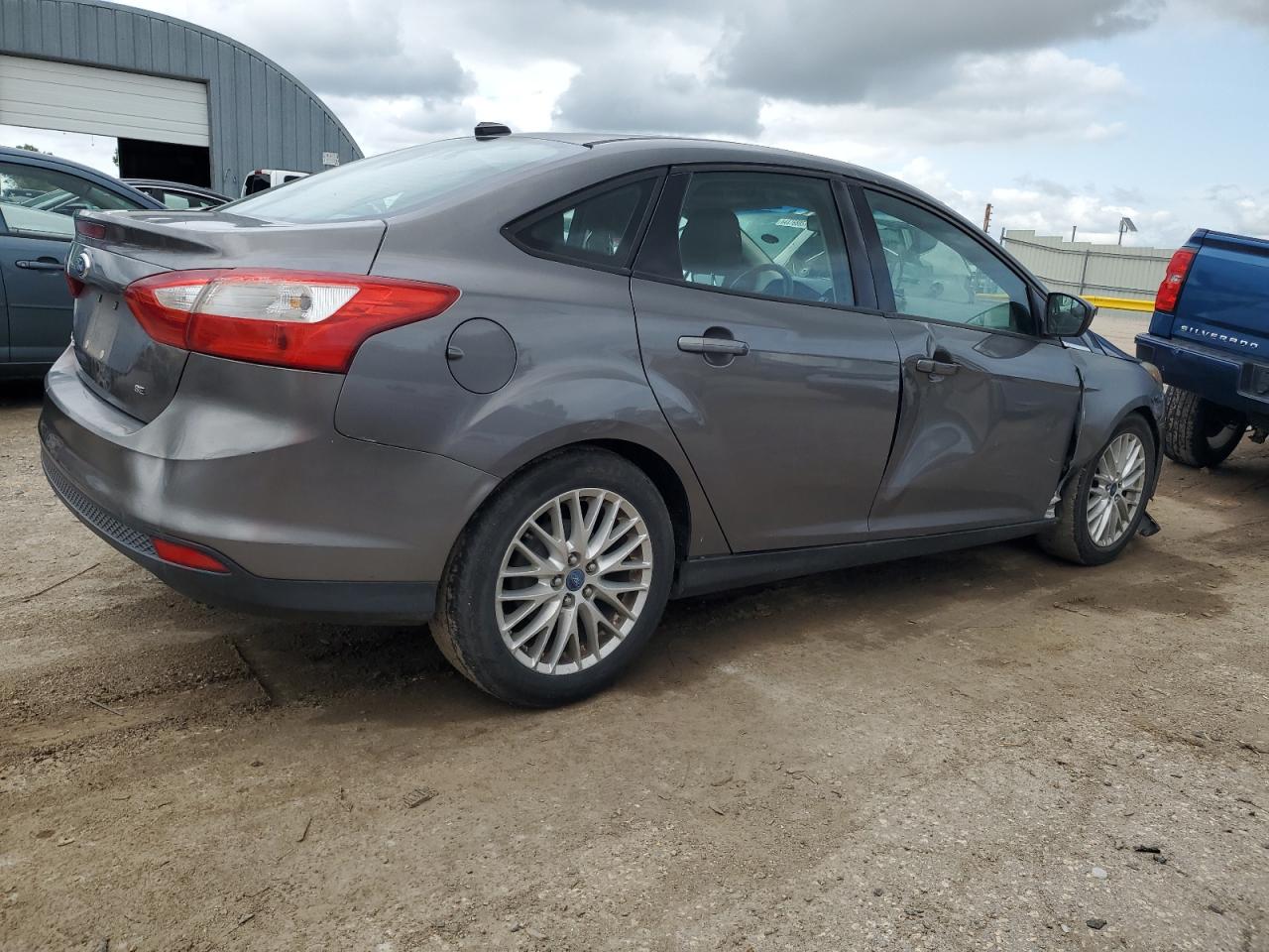 2012 Ford Focus Se Gray vin: 1FAHP3F24CL196476