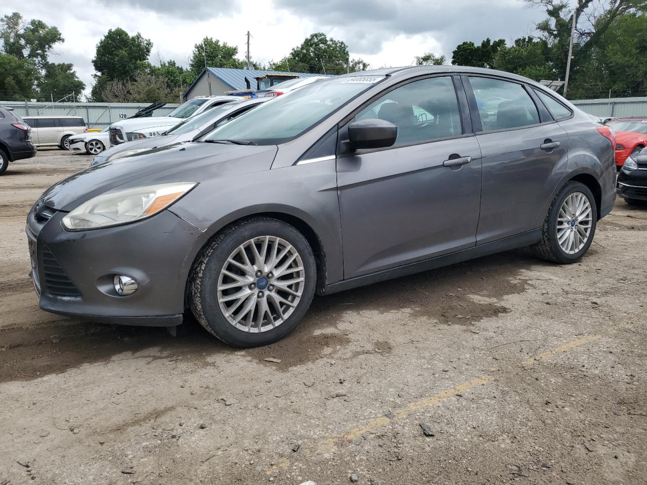 2012 Ford Focus Se Gray vin: 1FAHP3F24CL196476
