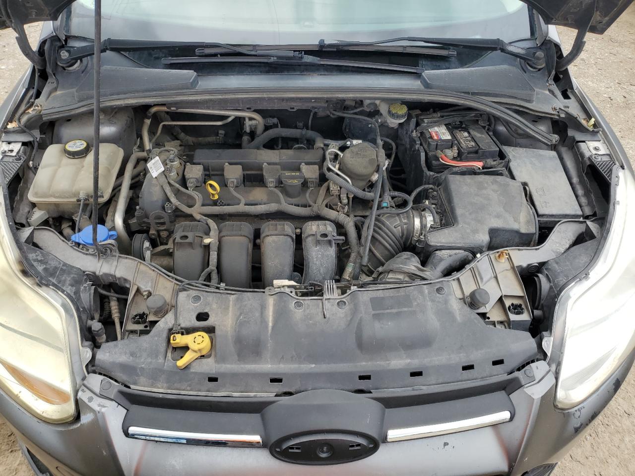 2012 Ford Focus Se Gray vin: 1FAHP3F24CL196476