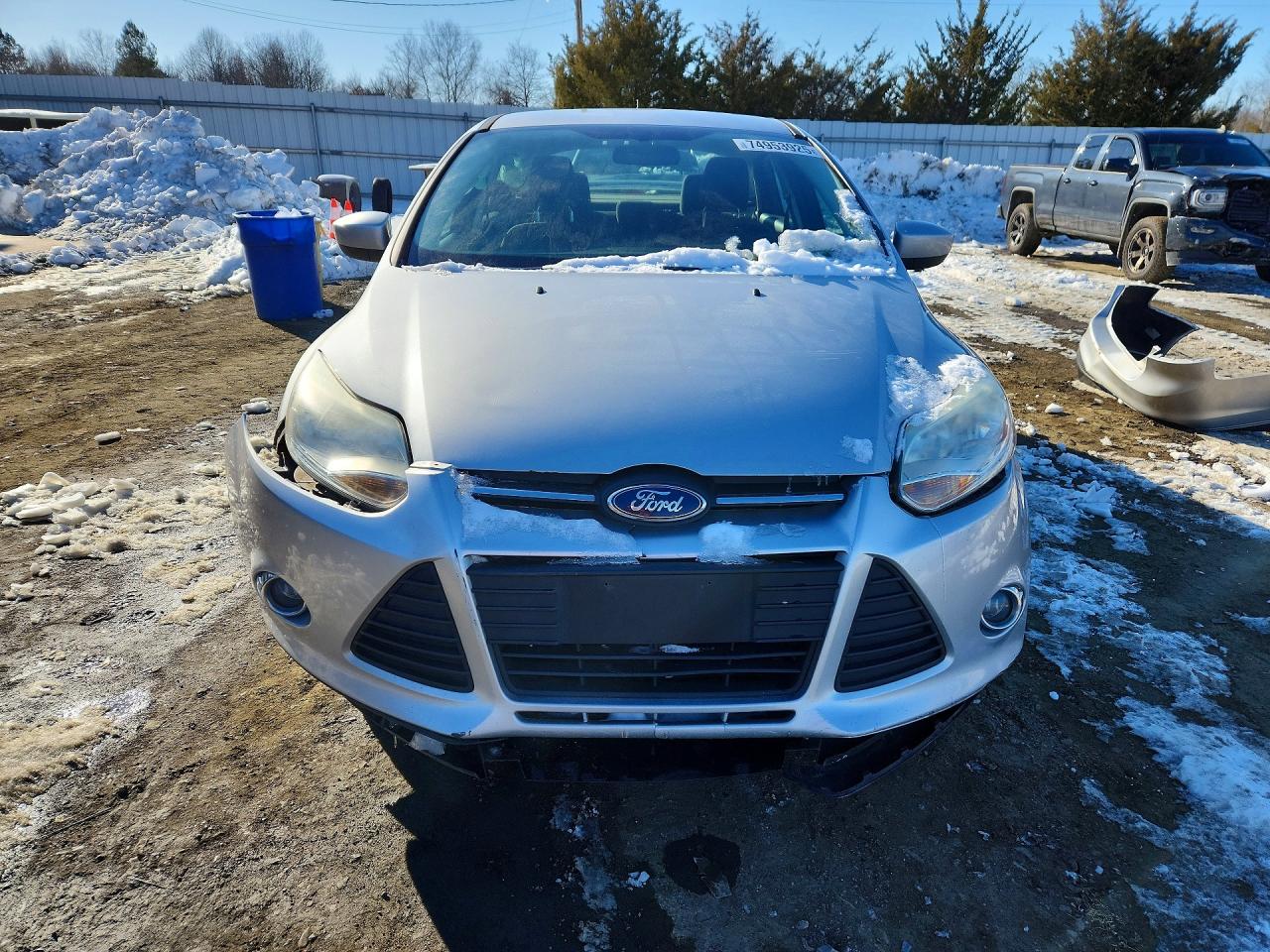 2012 Ford Focus Se Silver vin: 1FAHP3F24CL213082