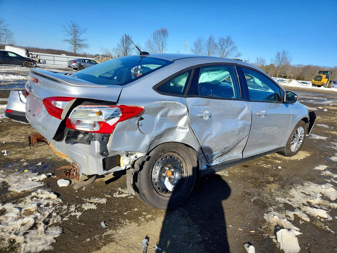 2012 Ford Focus Se Silver vin: 1FAHP3F24CL213082
