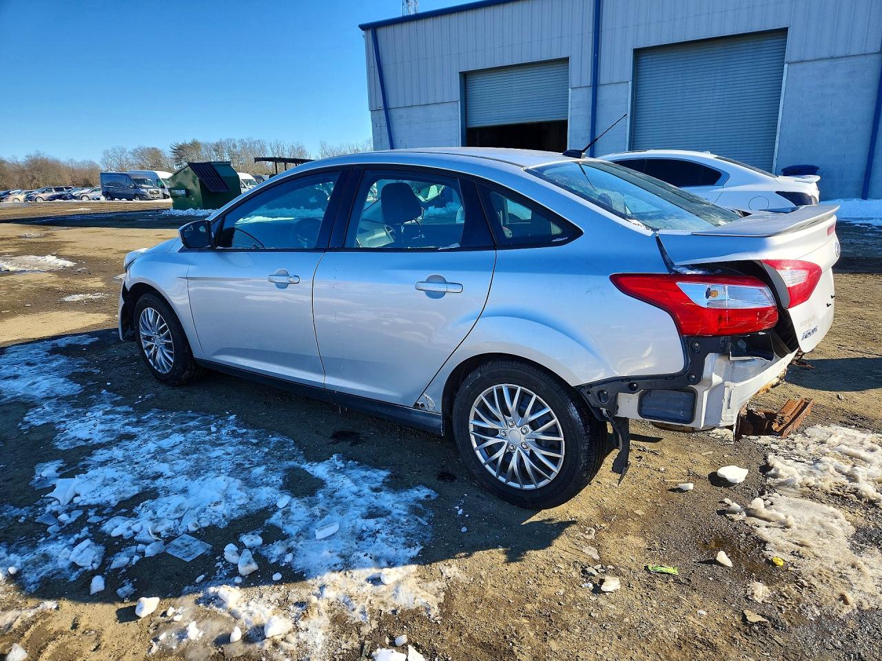 2012 Ford Focus Se Silver vin: 1FAHP3F24CL213082
