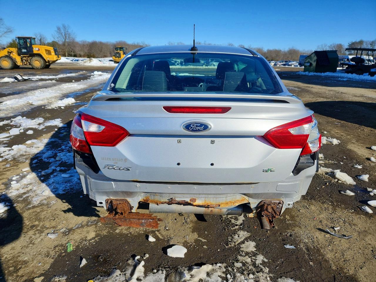 2012 Ford Focus Se Silver vin: 1FAHP3F24CL213082