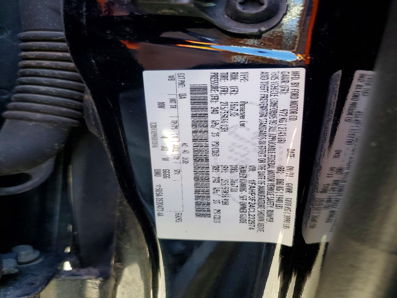 2012 Ford Focus Se Black vin: 1FAHP3F24CL232974