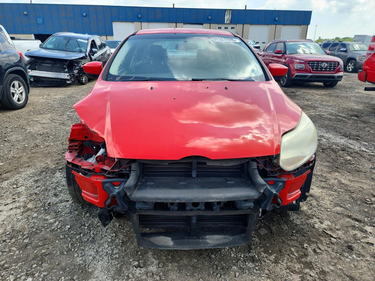 2012 Ford Focus Se Red vin: 1FAHP3F24CL239326