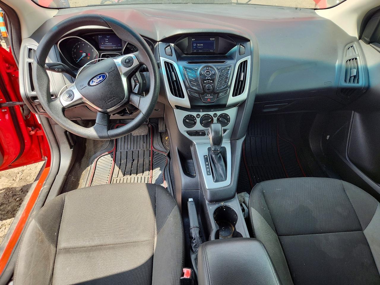 2012 Ford Focus Se Red vin: 1FAHP3F24CL239326