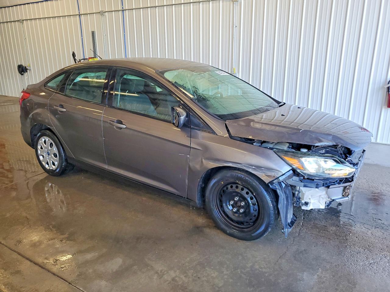 2012 Ford Focus Se Gray vin: 1FAHP3F24CL260144