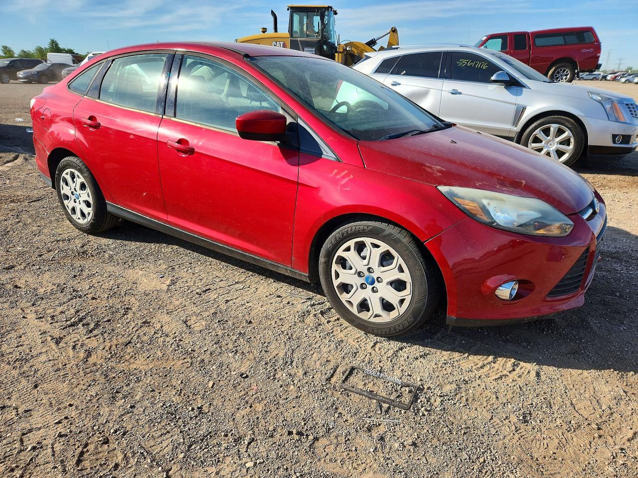 2012 Ford Focus Se Red vin: 1FAHP3F24CL276683