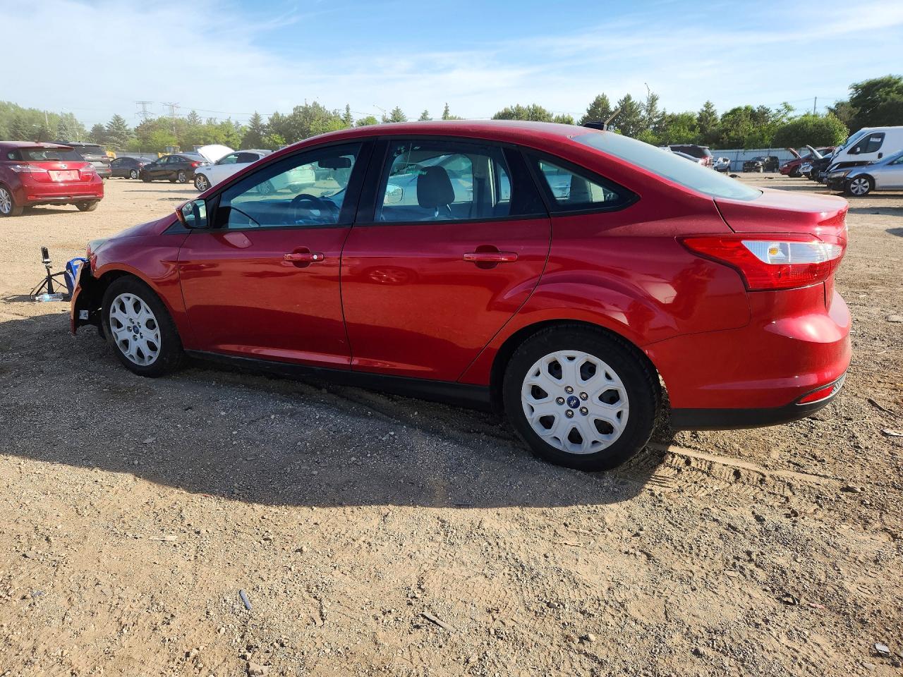 2012 Ford Focus Se Red vin: 1FAHP3F24CL276683