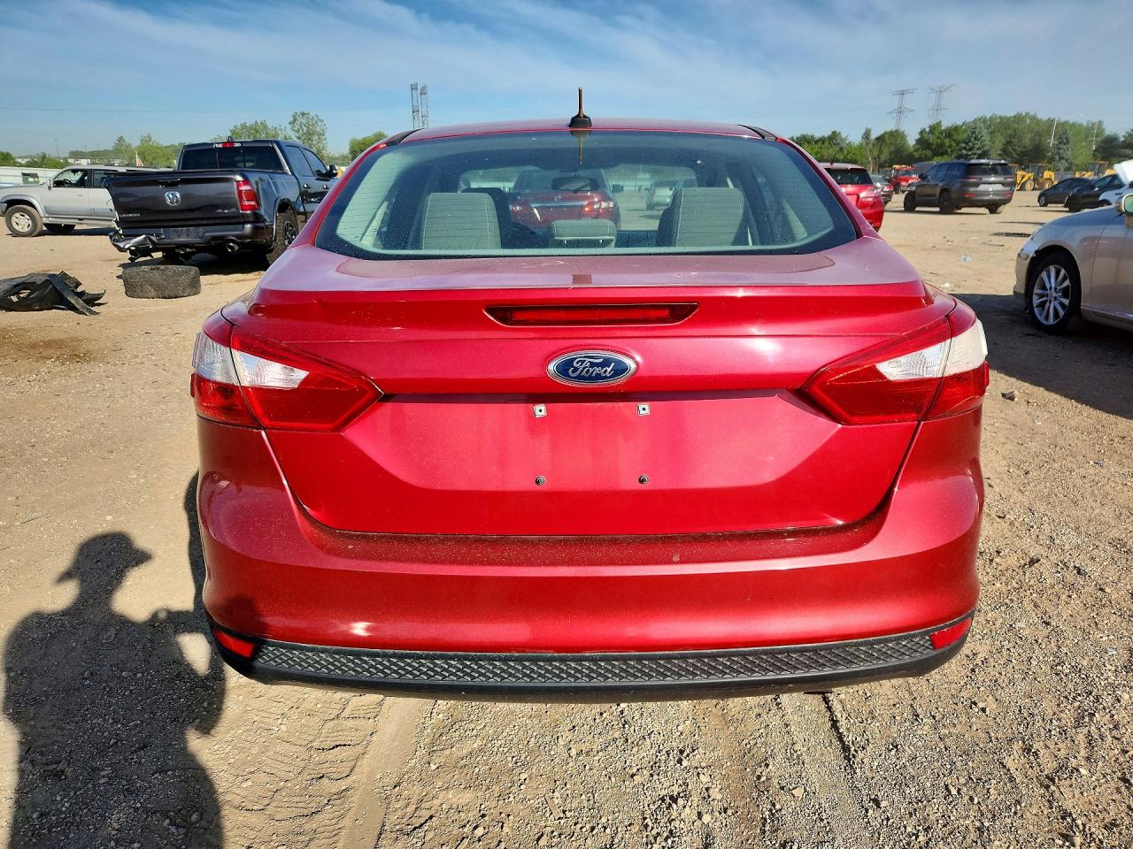 2012 Ford Focus Se Red vin: 1FAHP3F24CL276683