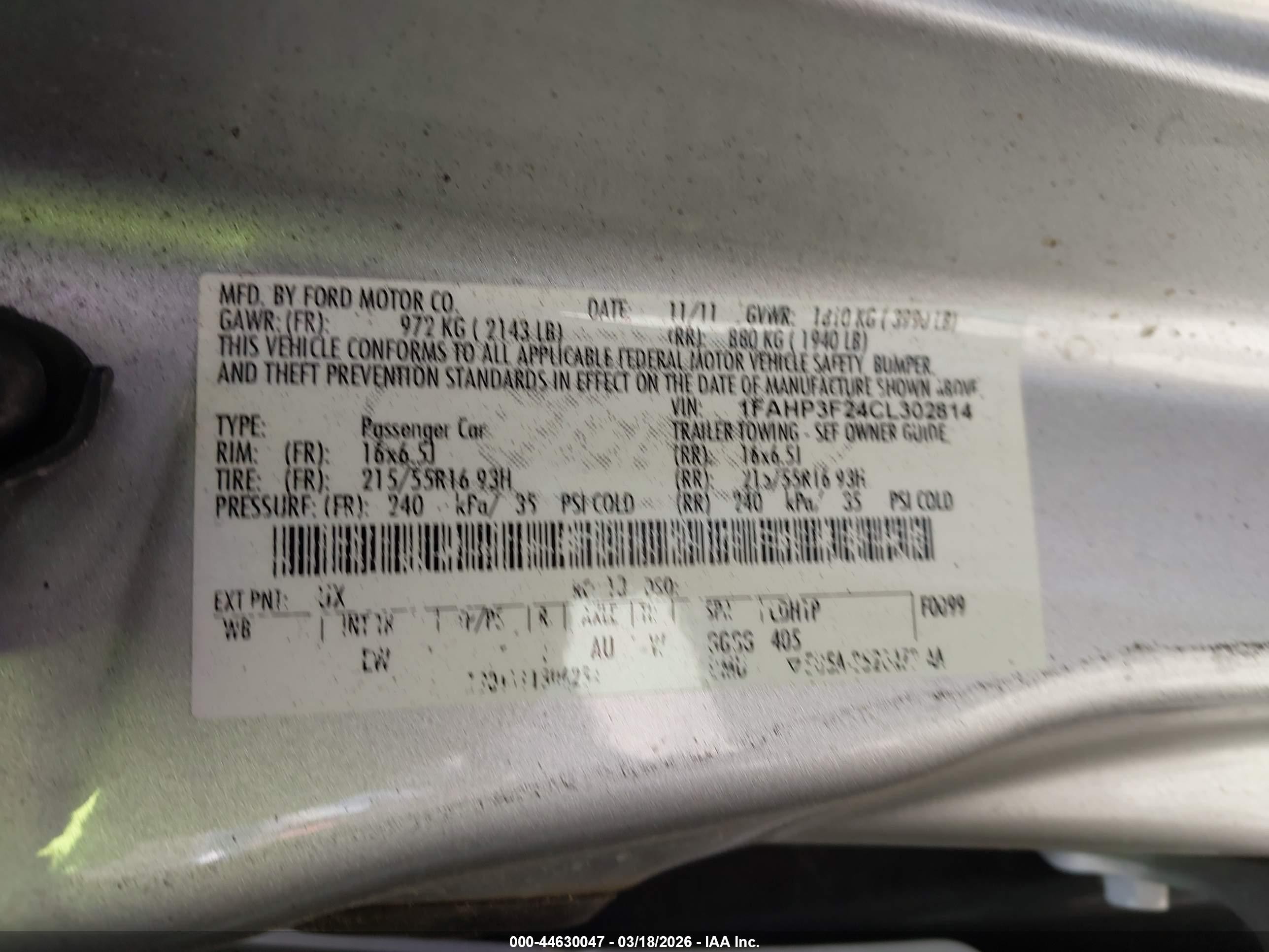 2012 Ford Focus Se Silver vin: 1FAHP3F24CL302814