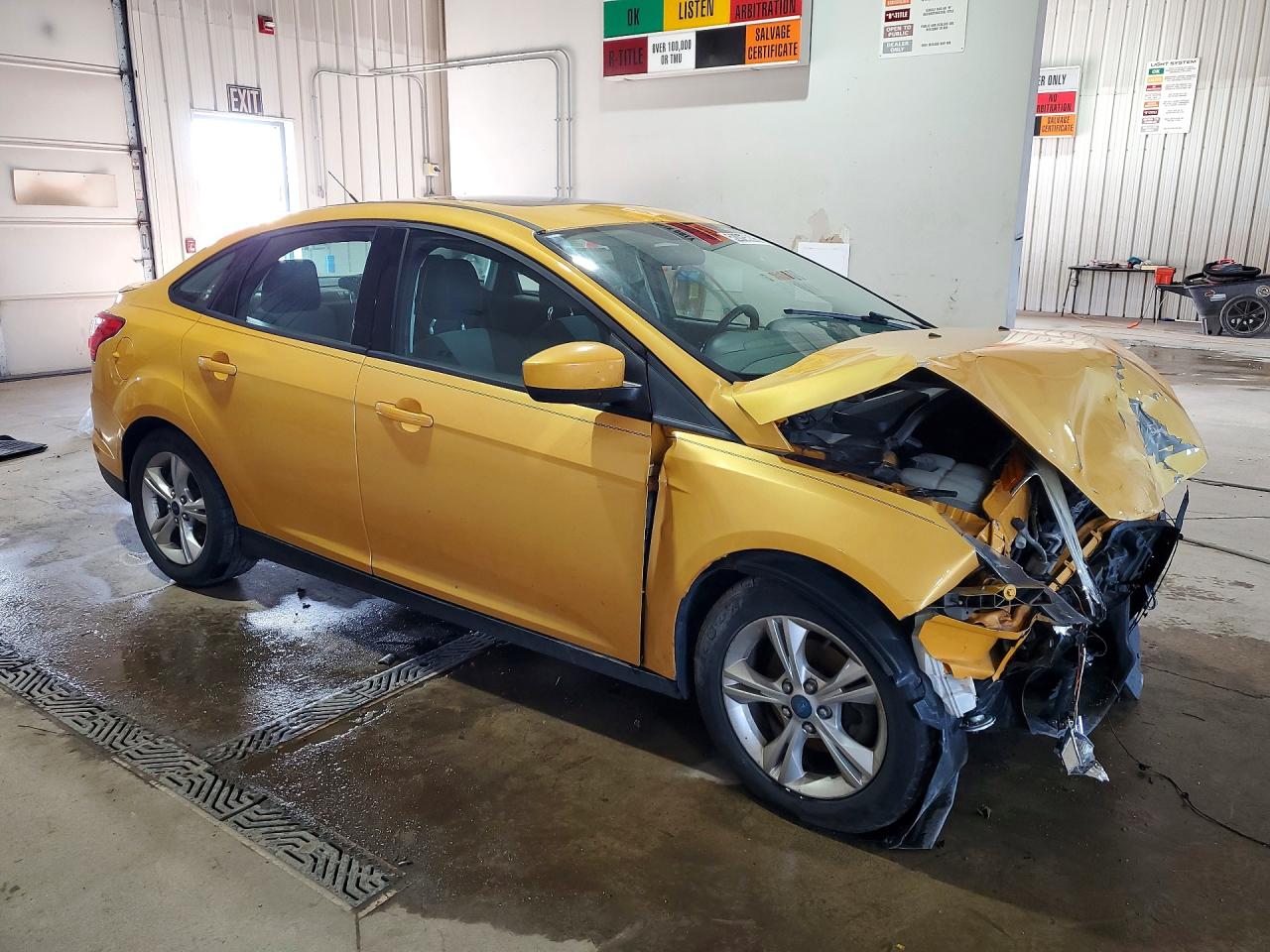 2012 Ford Focus Se Gold vin: 1FAHP3F24CL310475