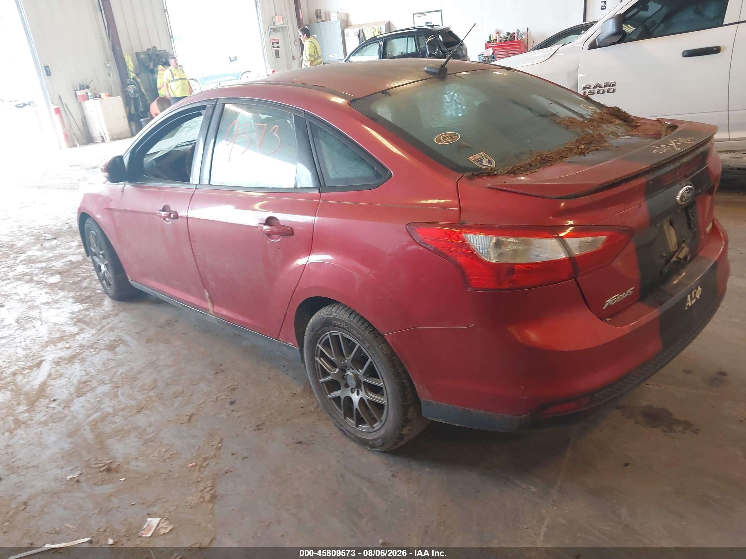 2012 Ford Focus Se Red vin: 1FAHP3F24CL311965