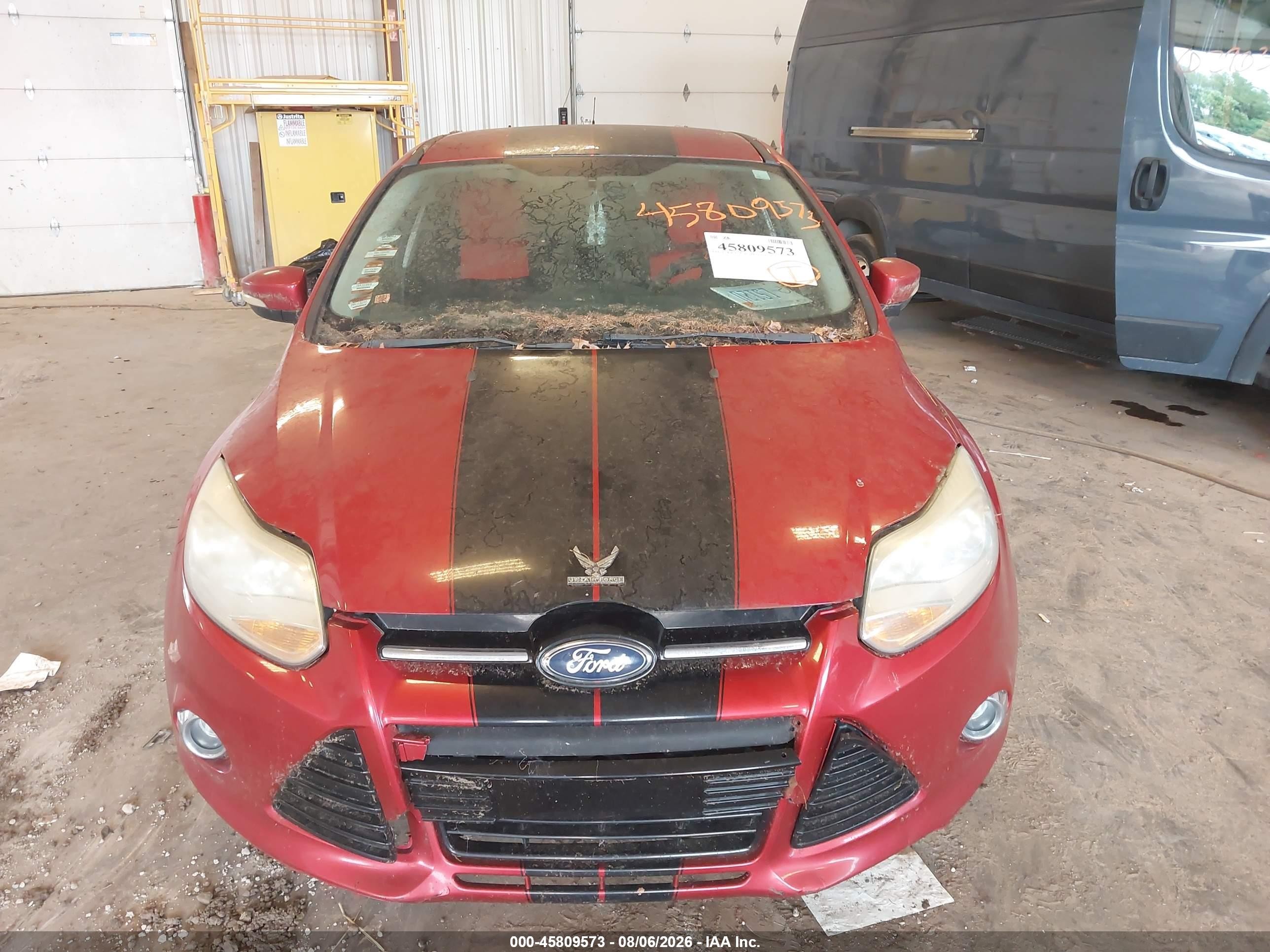 2012 Ford Focus Se Red vin: 1FAHP3F24CL311965