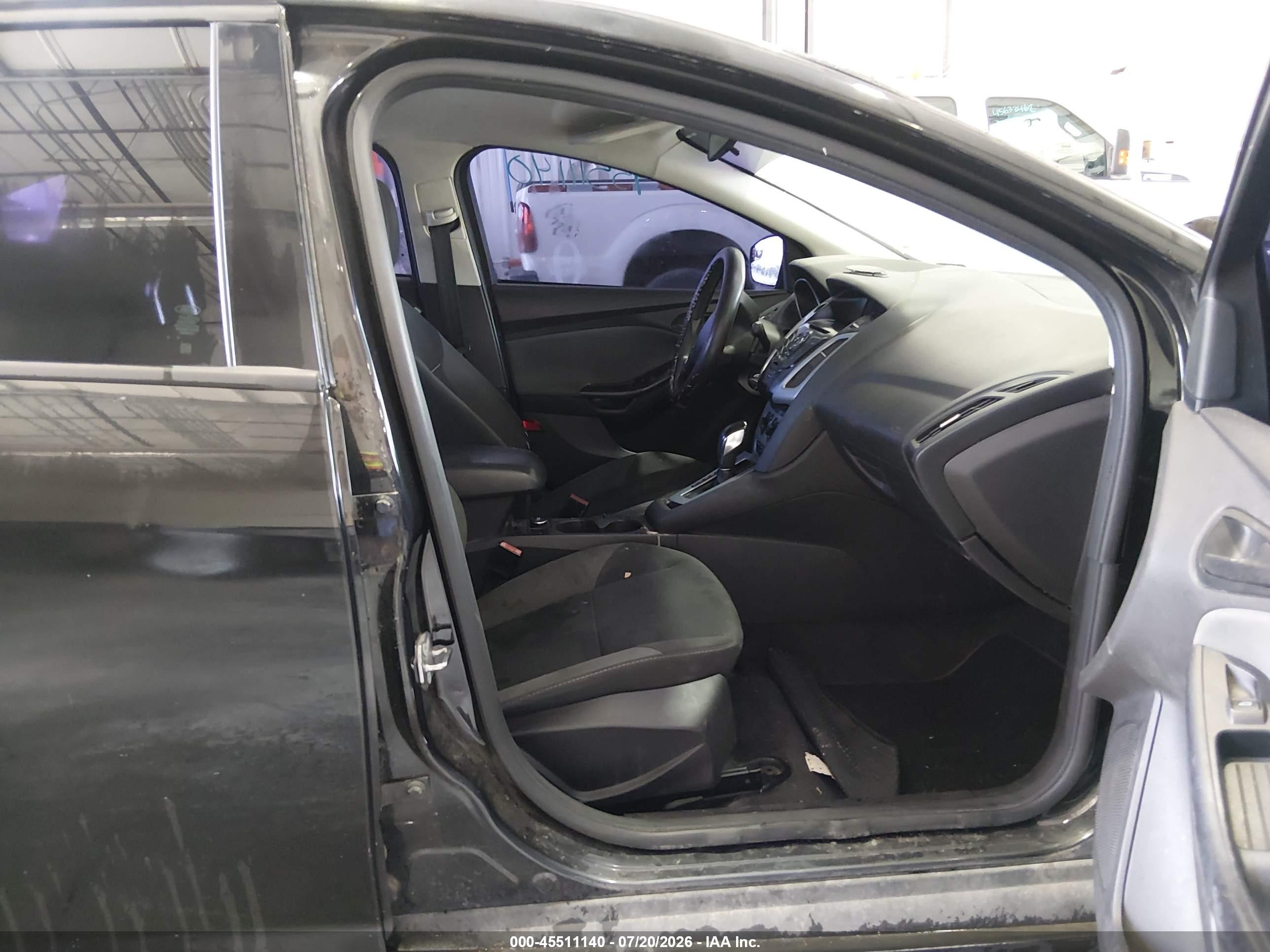 2012 Ford Focus Se Black vin: 1FAHP3F24CL353343