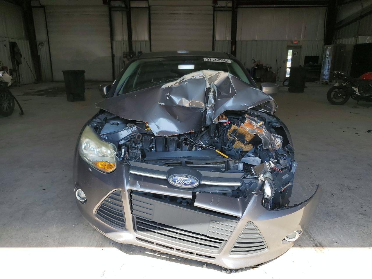 2012 Ford Focus Se Gray vin: 1FAHP3F24CL370501