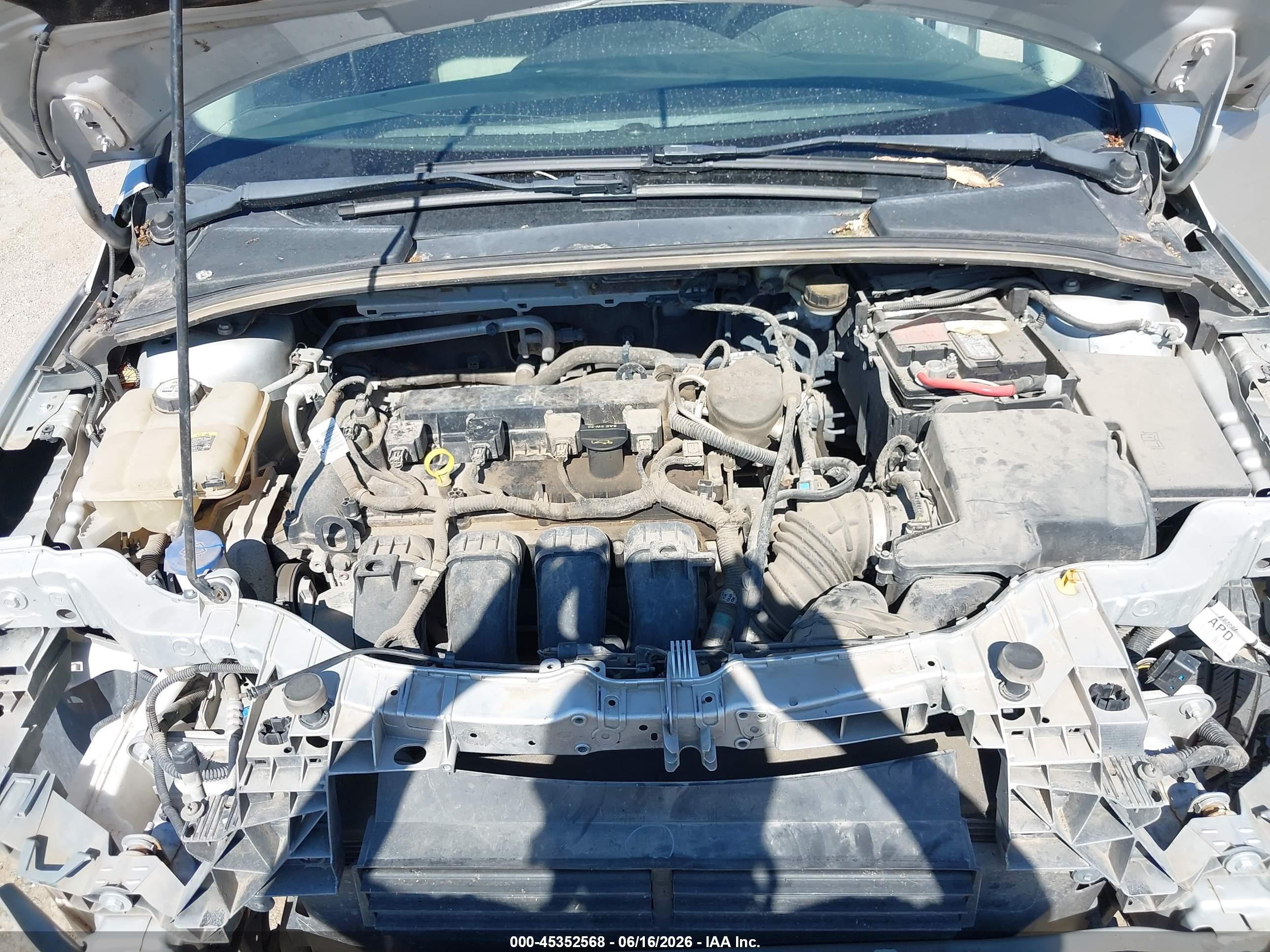 2012 Ford Focus Se Gray vin: 1FAHP3F24CL371065