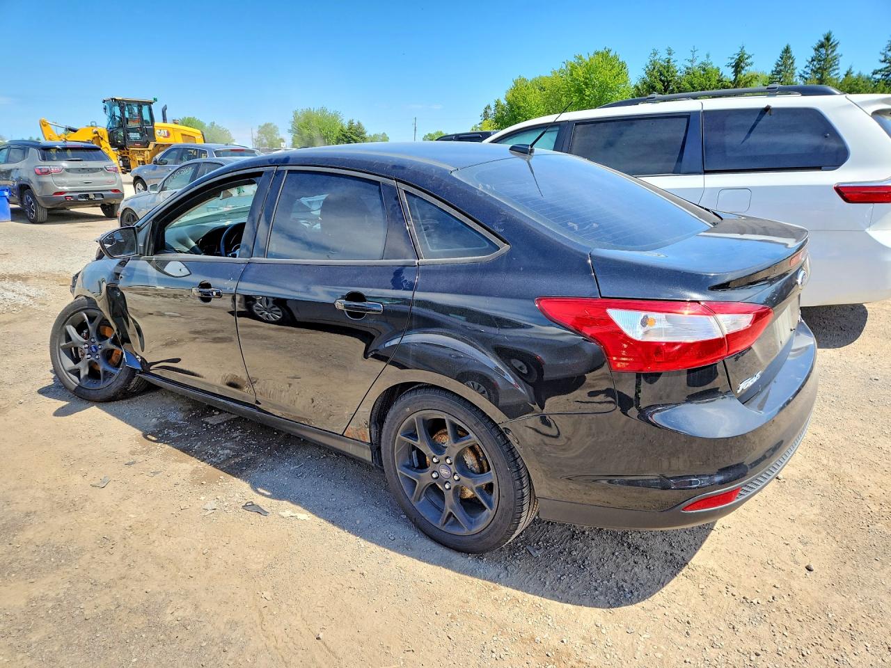 2012 Ford Focus Черный vin: 1FAHP3F24CL401696