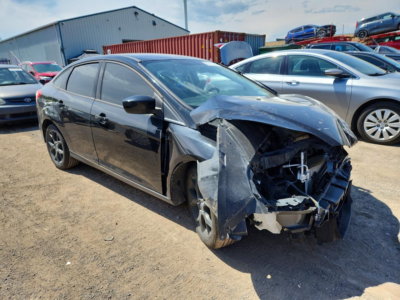 2012 Ford Focus Черный vin: 1FAHP3F24CL401696