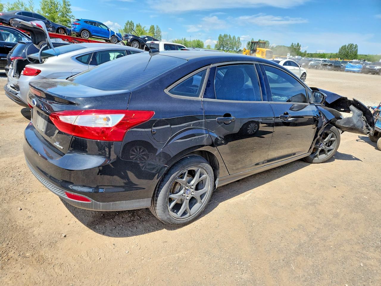 2012 Ford Focus Черный vin: 1FAHP3F24CL401696