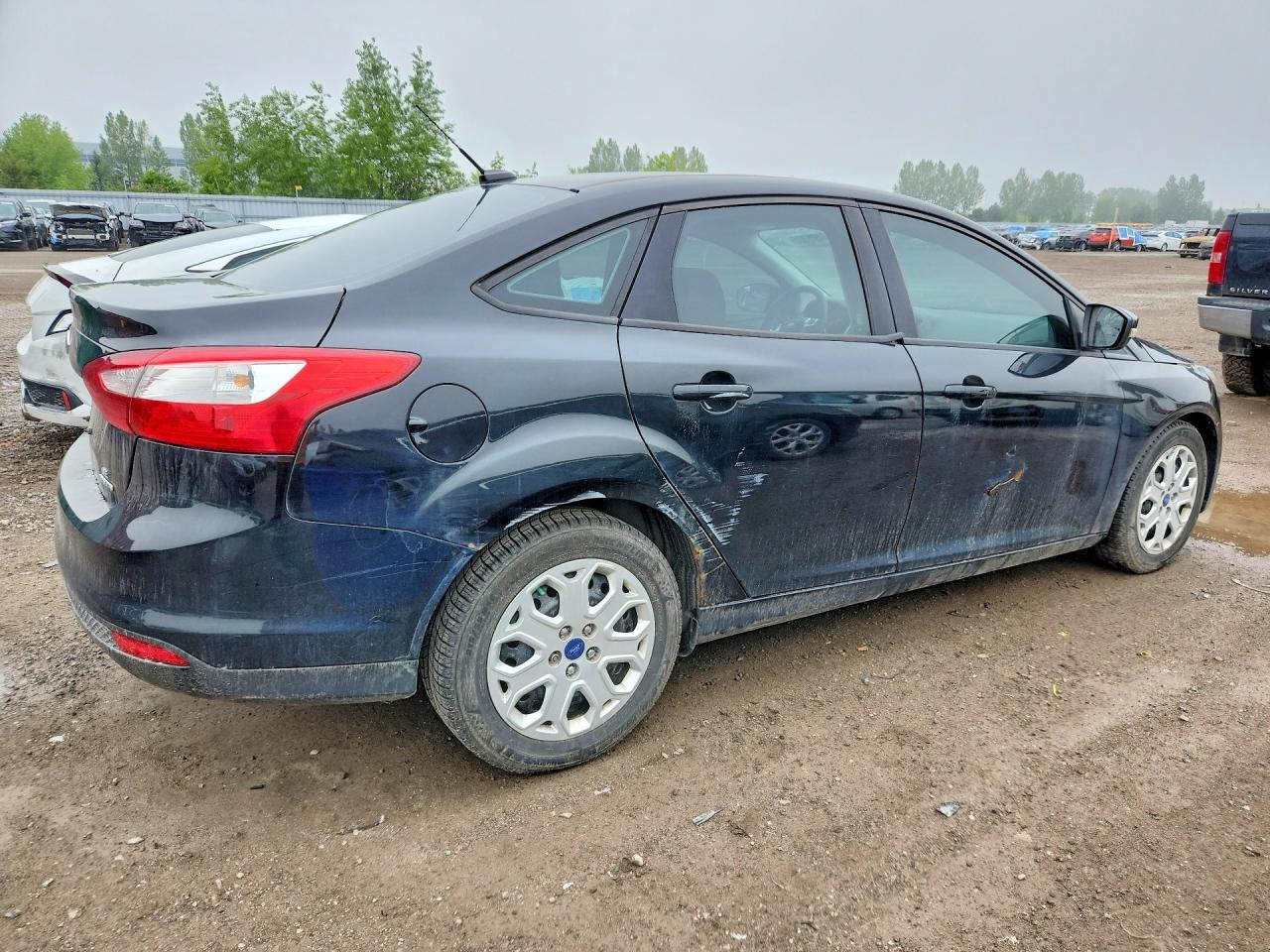 2012 Ford Focus Se Black vin: 1FAHP3F24CL412133