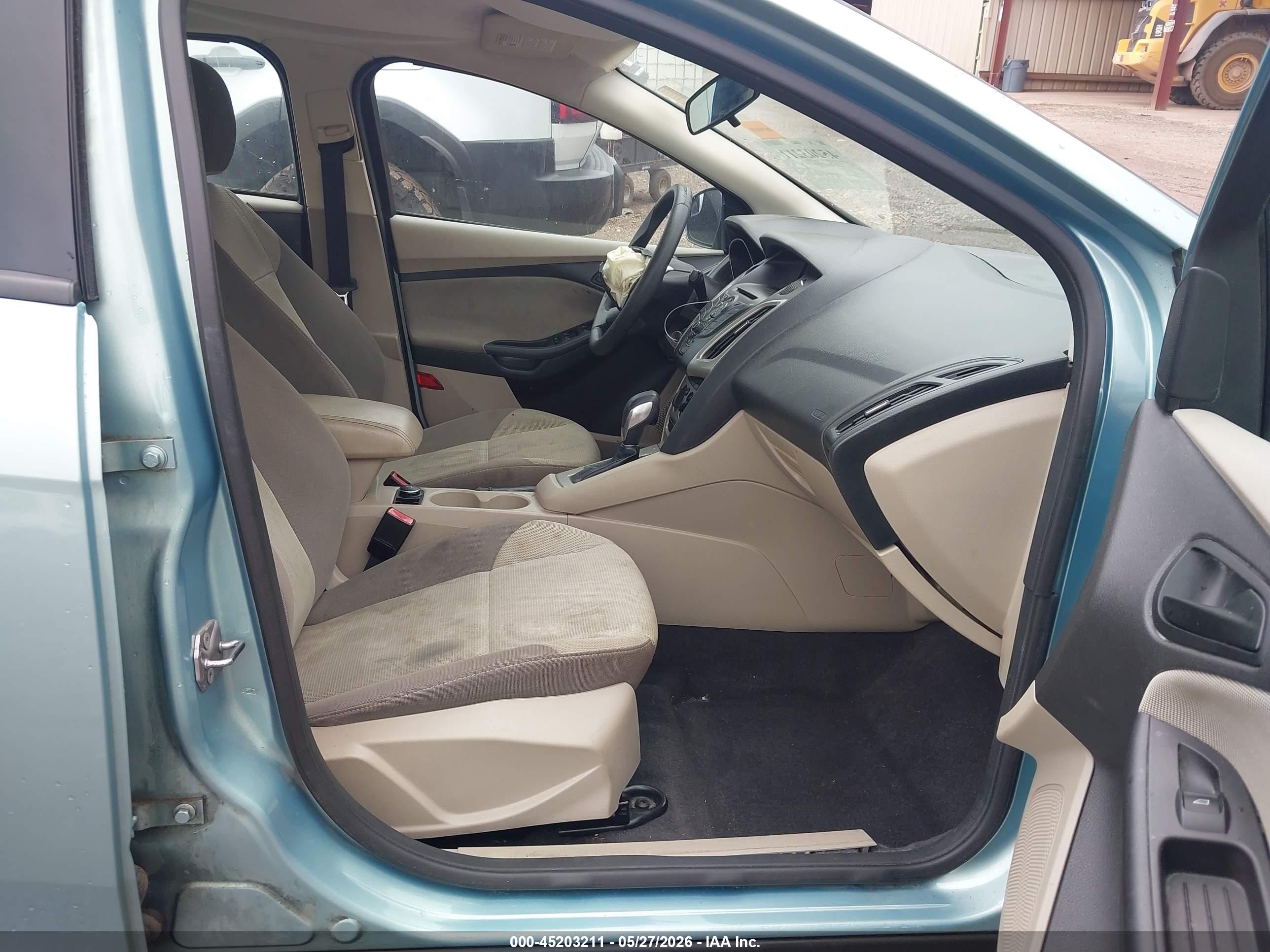 2012 Ford Focus Se Light Blue vin: 1FAHP3F24CL455967