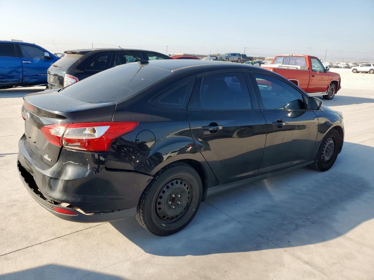 2012 Ford Focus Se Black vin: 1FAHP3F24CL466547