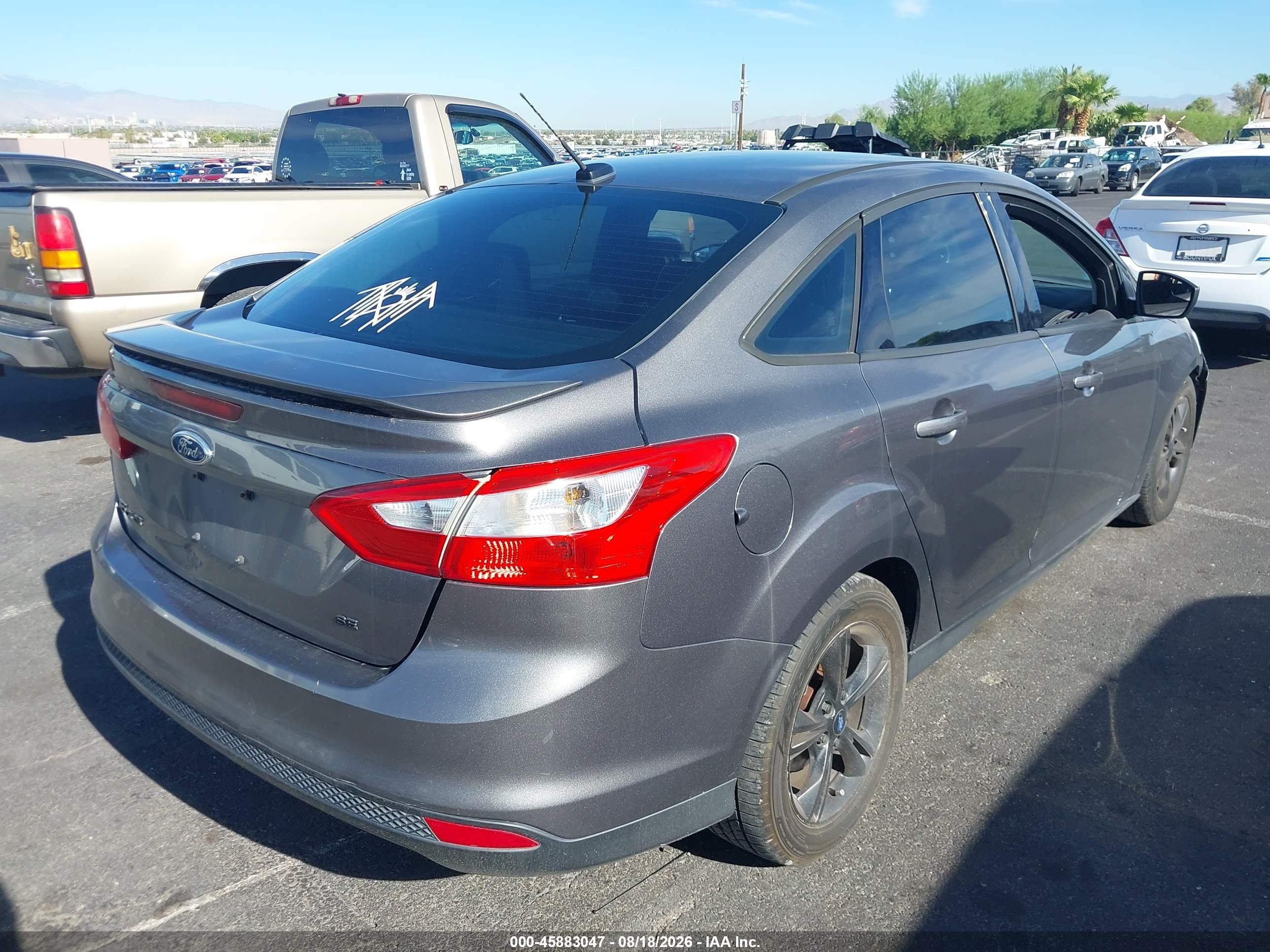 2012 Ford Focus Se Gray vin: 1FAHP3F25CL105134